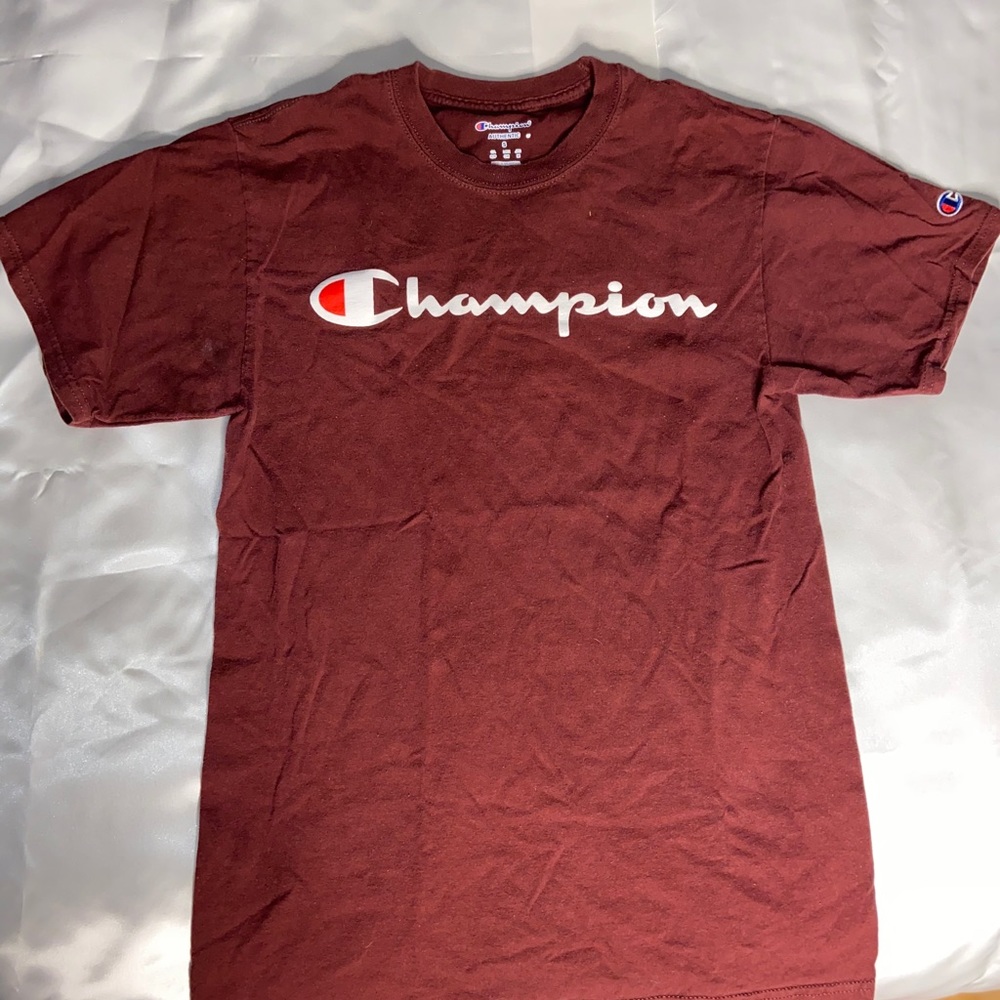 Burgundy Champion Tee Shirt